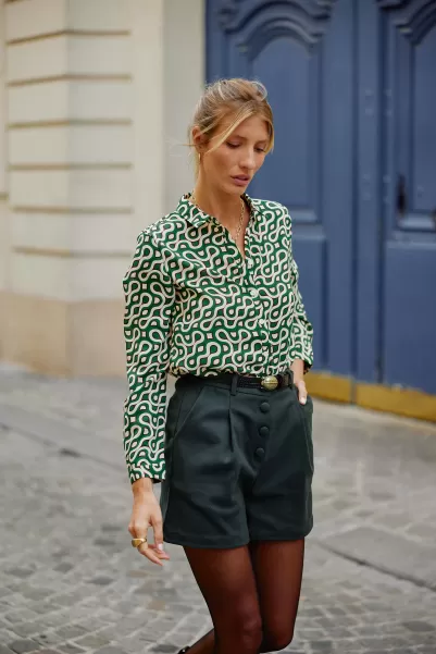 Chemise Lexia Women Blouses & Shirts Vert La Petite Etoile