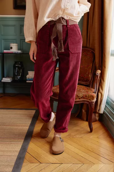 La Petite Etoile Women Framboise Cuite Trousers & Jeans Pants Marisol