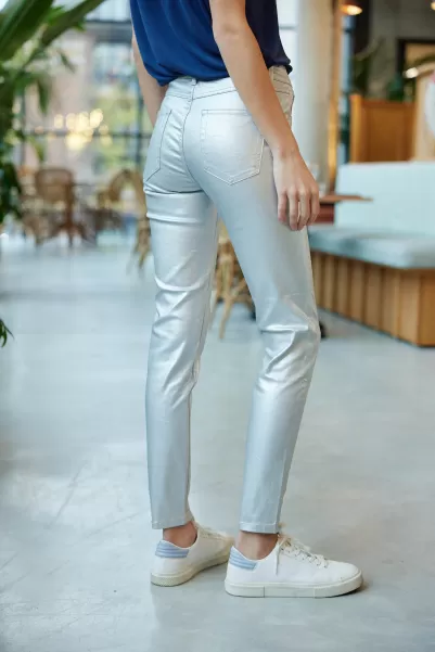 Pants Doli Trousers & Jeans Women La Petite Etoile Argent