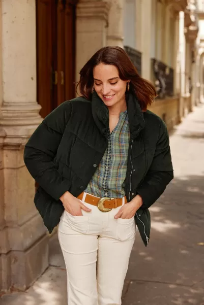 Women La Petite Etoile Puffa Jacket Aulex Coats & Jackets Vert Fonce