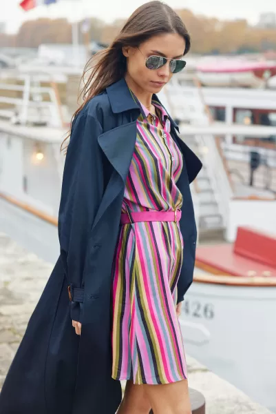 Coats & Jackets Women La Petite Etoile Trench Farago Marine